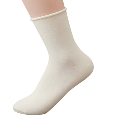 

Women Casual Harajuku Solid Color Breathable Moisture Wicking Deodorant Elastic Athletic Work Socks