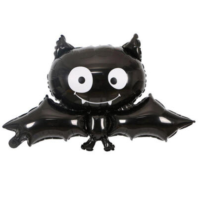 

Black Bat Foil Balloon House Bar KTV Party Decor Prop Bat Balloon Skeleton Balloon