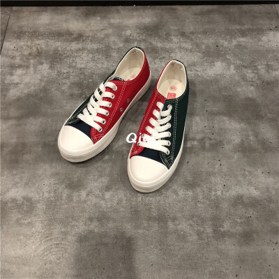 

Broken size clearance benefits link new shoes canvas shoes female students Korean version of small white shoes female