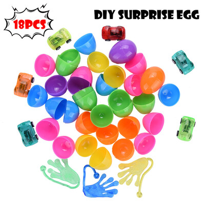 

18 Toys Filled Surprise Eggs 25 In Bright Colorful Prefilled Plastic Surprise