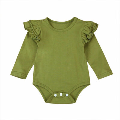 

Newborn Baby Girl Boy Solid Romper Bodysuit Outfits Jumpsuit Sunsuit Clothes