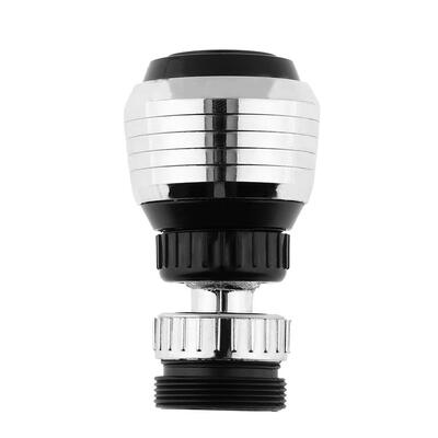 

Kitchen 360°Rotary Faucet Filter Bubbler Splash Proof Water-saving Tap