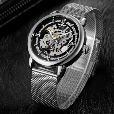 

Gobestart T-WINNER Fashion Hollow Luxury Design Business Fashion Mens Mechanical Watch