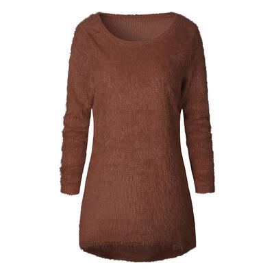

Women Long Sleeve Loose Slim Fit Sweater Pullovers Knitwear Outerwear Tops