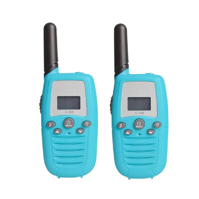 

2pcs Children Radio Set Kids Walkie Talkie Handheld Intercom with LCD Display & Flashlight Boys Girls Gift Interaction Toys