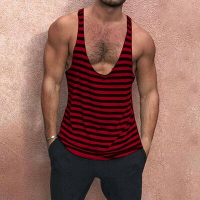 

Gym Mens Muscle Sleeveless Tank Top Tee Shirt Bodybuilding Sport Fitness Vest
