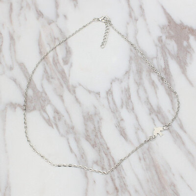 

Metal peace dove bird clavicle chainc