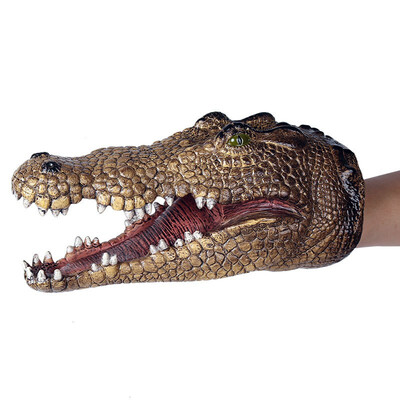 

Hand Puppets Role Play Toys for Kids Dinosaur Head Gloves Soft Dino Pretend Educational Toy for Toddler Boys Girls Kids