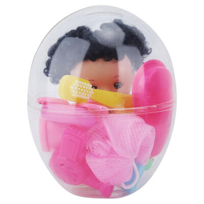 

Greensen Childrens Role Playing Toy Egg-shaped Mini Dressing up Doll Soft Plastic Doll Set