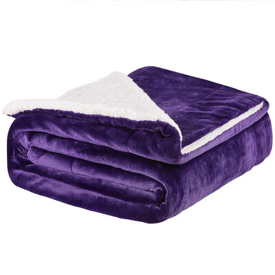 

Fleece Throw Blanket Twin Size - Fuzzy Sherpa Plush Queen Throw Blanket for Couch Soft Comforter Heavy Weighted Couch Sofa Bed