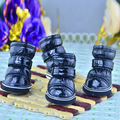 

Hot Sale Winter Pet Dog Shoes Waterproof 4PcsSet Small Big Dogs Boots Cotton Non Slip  XL for ChiHuaHua Pet Product