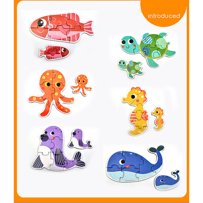 

Gotoamei Paper Puzzle Educational Developmental Baby Kids Training Toy