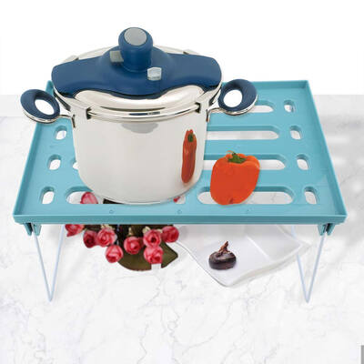 

Greensen Superposed Foldable Storage Racks Kitchen Shelving Rack Holders Multiuse Organizer