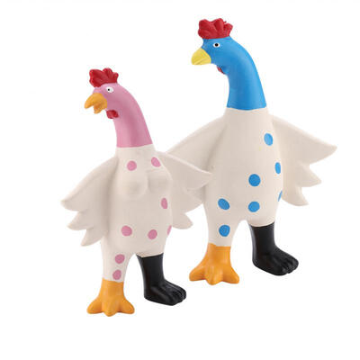 

Greensen 2Pcsset Dog Chew Toy Latex Cute Cartoon Animal Squeak Toys for Pet Puppy