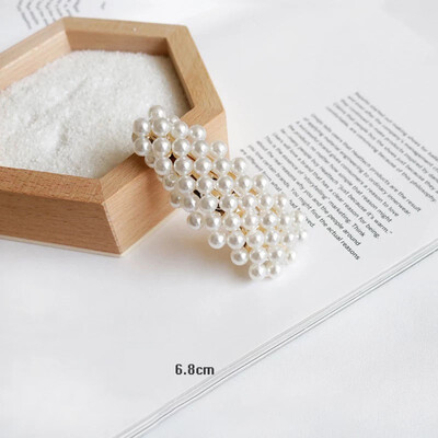 

Ins Fashion Pearl Hairpin Headwear Hair Clips for Women Temperament Elegant Sweet Hairpin Hair Styling Accessories Hair Pins