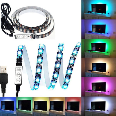 

KWB 5V USB LED Strip light 5050 SMD Waterproof with RGB Controller