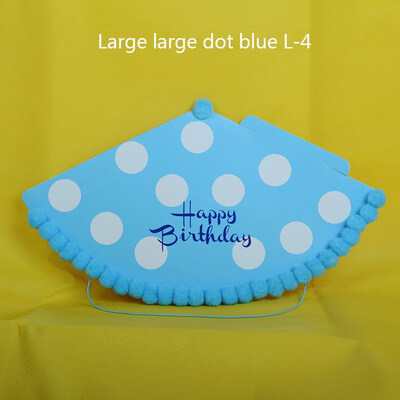 

FUNNYBUNNY Large Adult Birthday Hat Five-pointed Star Polka Dot Hat Party Decor Party Hair Ball Cap Child Birthday Party Decor