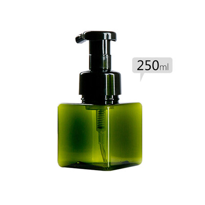 

Beauty skin mousse facial foaming bottle 250ml ink green MF0633 foaming bottle cleanser foamer shampoo shower gel hand soap bubbler
