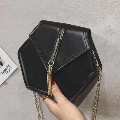 

North bag woman 2019 new trendy Korean version of fashion personality leisure chic slant chain single shoulder bag