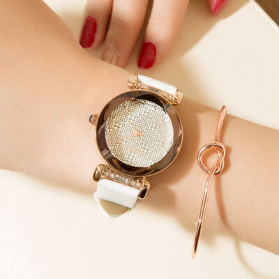 

Womens Watch Womens Simple Atmosphere Womens Watch Trend Steel Belt Ultra-thin Waterproof Quartz Watch