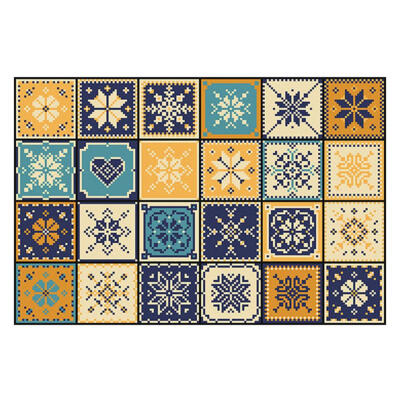

Thick PVC 3D Self-adhesive DIY Waterproof Wall Sticker Kitchen Floor Decal