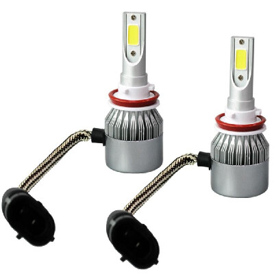 

2Pcs Car LED Headlight Bulbs LED Driving Lamp All-in-one Conversion Kit 9005 36W 6000LM