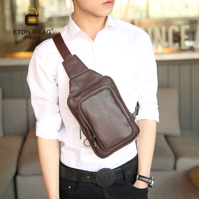 

Korean version of mens casual one-shoulder bag
