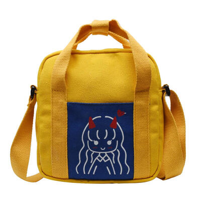 

Fashion Print Shoulder Handbags Women Canvas Small Crossbody Top-handle Bag