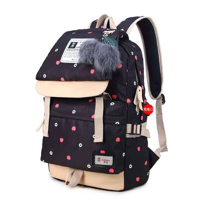 

Womens Backpack Casual Canvas Bag Laptop Bag Travel Bag