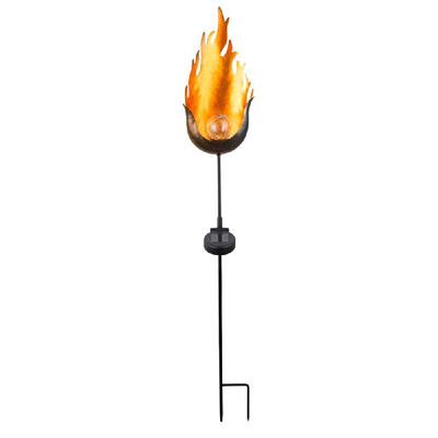 

Solar LED Simulate Flame Light Lawn Lantern Lamp Waterproof Outdoor Lights for Walkway Lawn Path Garden LED Landscape Lamps