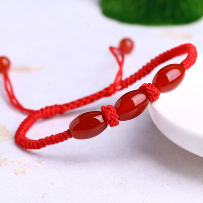 

The birth year red rope couple bracelets national wind jewelry