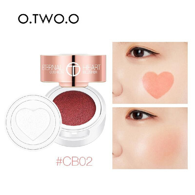 

OTWOO Air Cushion Blusher Folding Heart Shape Shimmer Blush Rouge