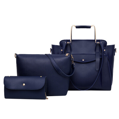 

3 Pcs Women Handbag Set 2019 Messenger Bags Ladies Shoulder Bag Lady PU Leather Casual Female Shopper Tote Sac Femme T2G
