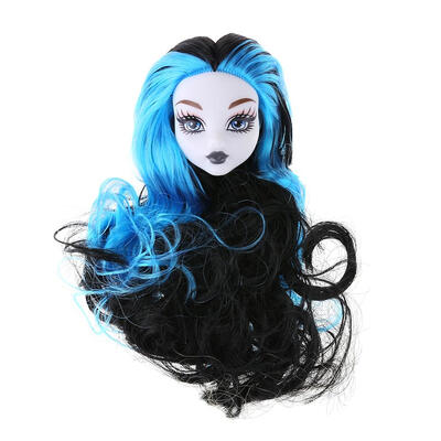 

Fairy Monster Doll Head with Hair Plastic Devil Nude Doll Head Toy Articles