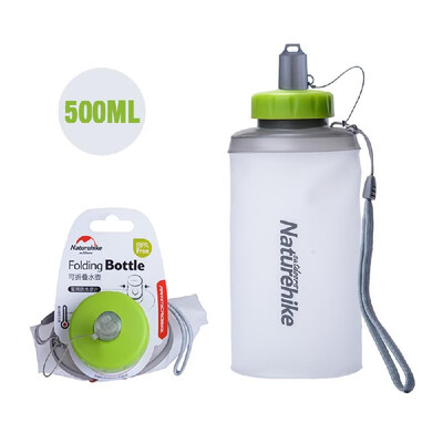 

750ML 500ML Collapsible Water Bottle Anti-bacterial Hydration Soft Bottle Wide Mouth Water Container Sports Bottle