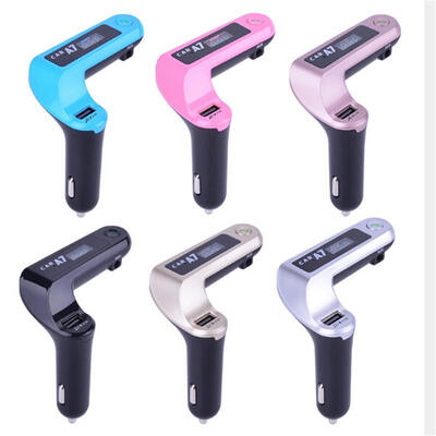 

A7 Car Bluetooth Hands-Free MP3 Player FM Transmitter Cigarette Lighter Charger