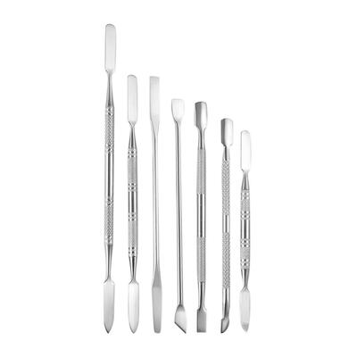 

7pcs Nail Art Pusher Stick Manicure Cutter Cuticle Pusher Dead Skin Remover
