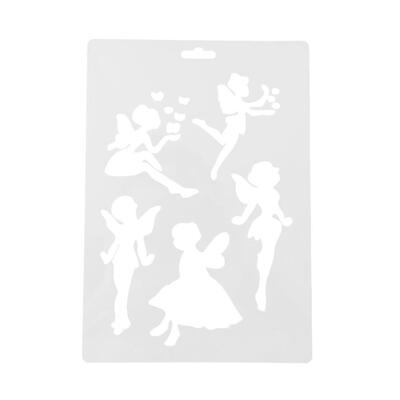 

Theme Hollow Ruler Template DIY Photo Album Drawing Tool Angel