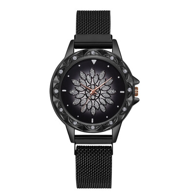 

Fashion steel belt ladies watch Yiwu hot sale personality watch quartz watch