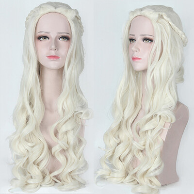 

〖Follure〗Sexy Long Wavy Curly Cosplay Synthetic Wig Wave Fashion Costume Wig For Game