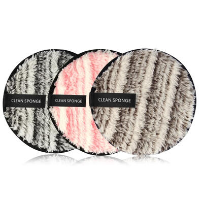 

Cosmetic Puff Set Microfiber Cloth Pad Remover Reusable Cleansing Face Care
