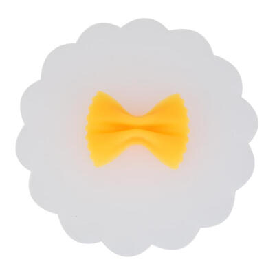 

Bowknot Silicone Cup Cover Heat Resistant Sealed Cap Leakproof Cups Lid
