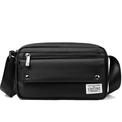 

Alpina Kangaroo LALPINA Mens Bag Fashion Trend Shoulder Bag Mens Casual Messenger Messenger Messenger Bag Messenger Bag 691032002S Black