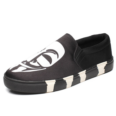 

Influx male four seasons business peas shoes men 2018 wild England net red with the teenager casual shoes