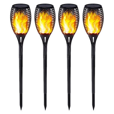 

33LED Light Control Solar Flame Light Outdoor Waterproof Garden Torch Lamp