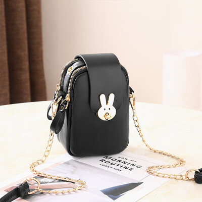 

Mobile Bag Girl Slant Bag Small Summer Fashion Hundred Chains Lady Bag Leisure Single Shoulder Slant Bag