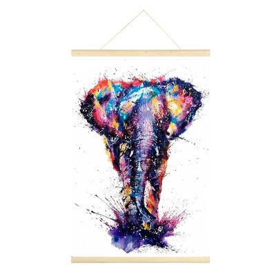 

5D DIY Full Drill Hanging Diamond Painting Elephant Cross Stitch Mosaic Kit