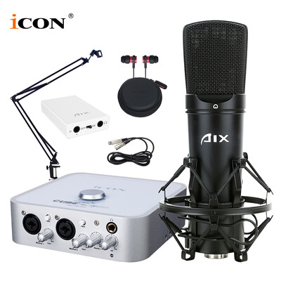 

Aiken iCON 4nano vst external sound card computer mobile phone universal anchor live broadcast equipment full set 4nanoAIX RS-9AB