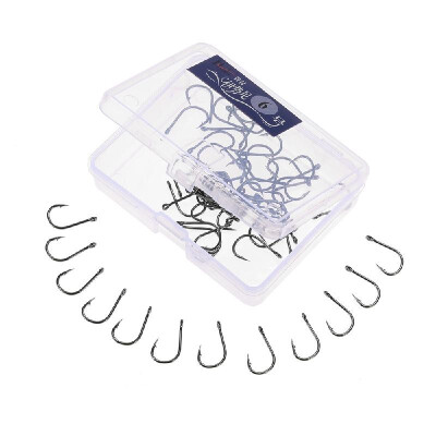 

40pcs Strong Carbon Steel Sharpened Jigging Fish Hook Fishhook Jig Big Fishing Hooks Saltwater Bait holder Baitholder with Barb an