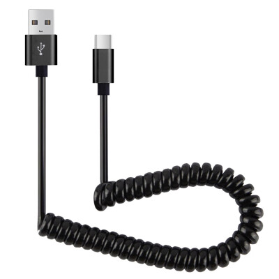 

1M Flexible Elastic Stretch USB Type C Charging Spring Cable